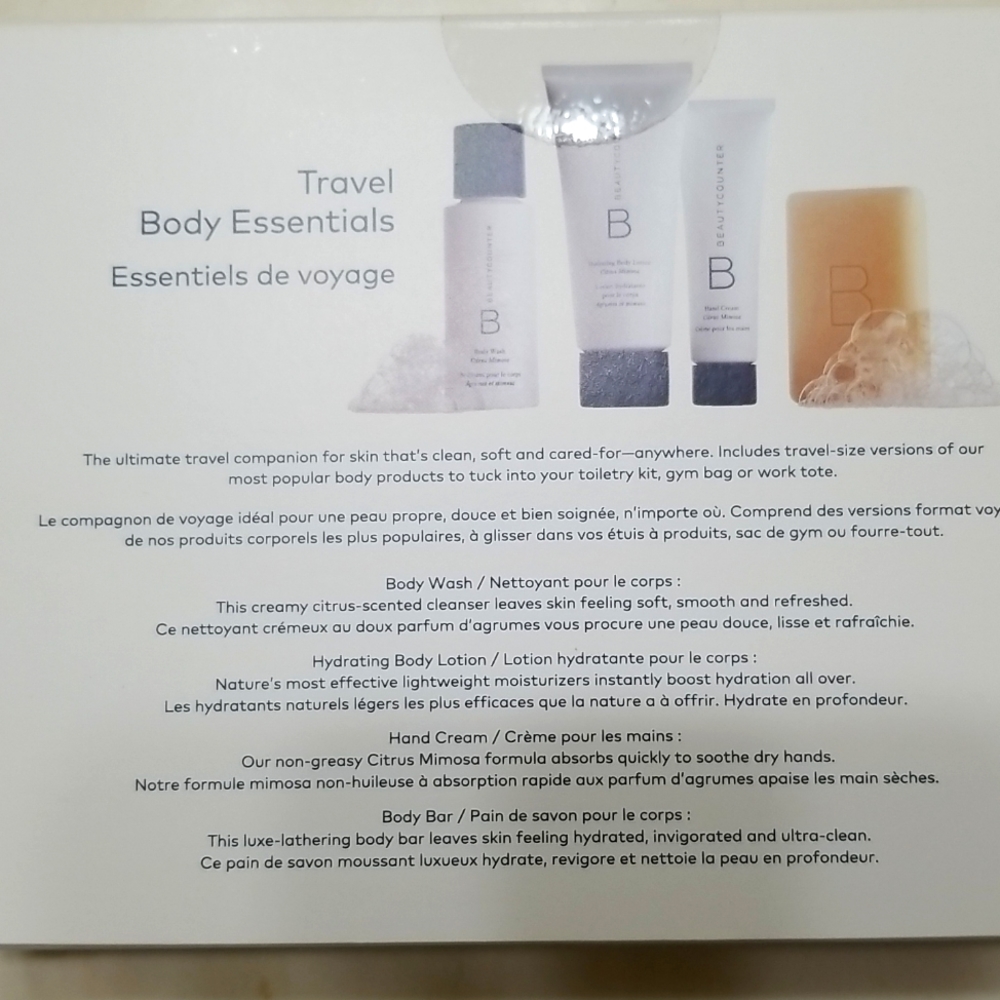 Beautycounter Travel Body Essentials